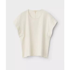 Rag & Bone Ryder Jersey Muscle Tank Top Cutoff Sleeve Macadamia Nut Size X-Small